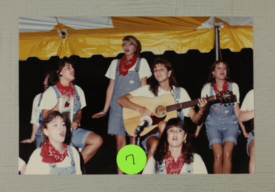 Washboard Band Performing at Convention Photograph 3, July 1-5, 1988 (image)