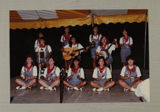 Washboard Band Performing at Convention Photograph 2, July 1-5, 1988 (image)