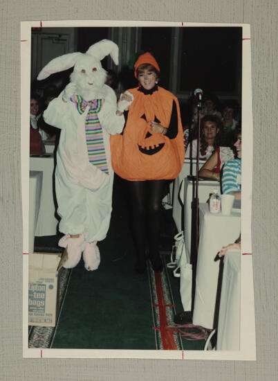 Unidentified and Dusty Manson in Costumes at Convention Photograph 2, July 1-5, 1988 (image)