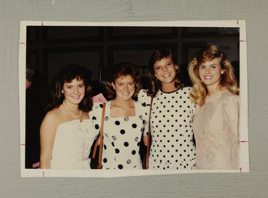 Group of Four at Convention Photograph, July 1-5, 1988 (image)