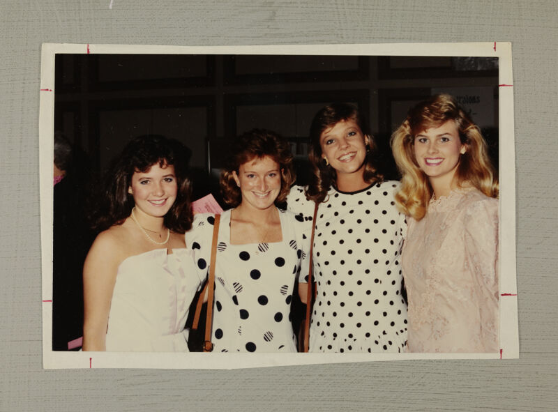 Group of Four at Convention Photograph, July 1-5, 1988 (Image)