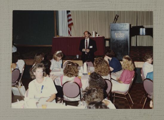 Tim Fischer Leading Convention Workshop Photograph, July 6-9, 1990 (image)