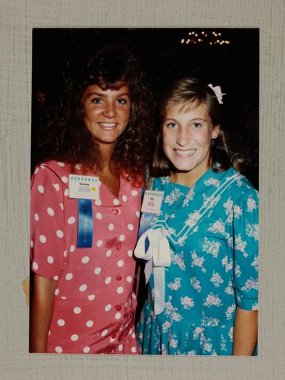 Tammie Graham and Amy Tutor at Convention Photograph, July 6-9, 1990 (image)