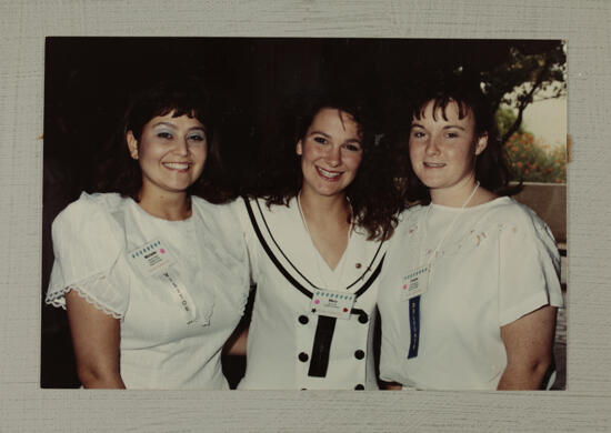 Hubert, Vice, and Unidentified at Convention Photograph, July 6-9, 1990 (image)