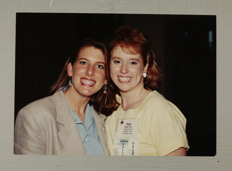 Susan Elder and Unidentified at Convention Photograph, July 6-9, 1990 (Image)