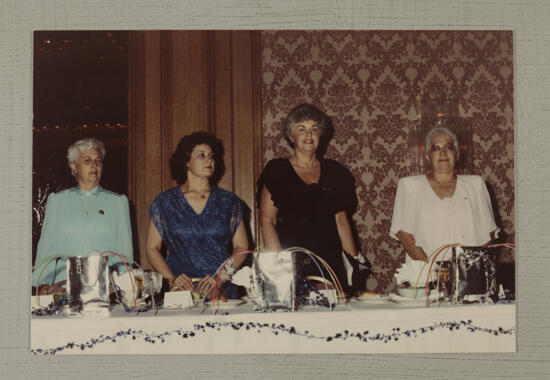 Proctor, Johnson, Keller, and Reid at Carnation Banquet Photograph, July 6-9, 1990 (image)