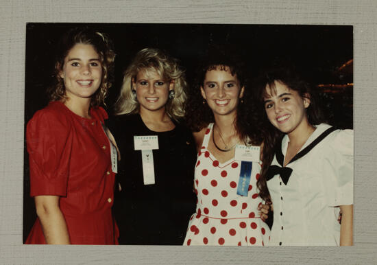 Four Phi Mus at Convention Photograph, July 6-9, 1990 (image)