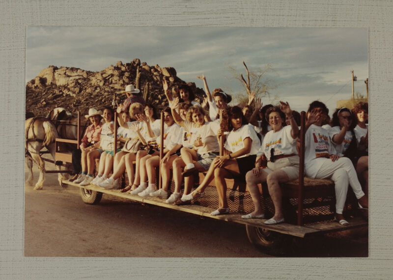 July 6-9 Phi Mus on Hay Ride at Convention Photograph Image