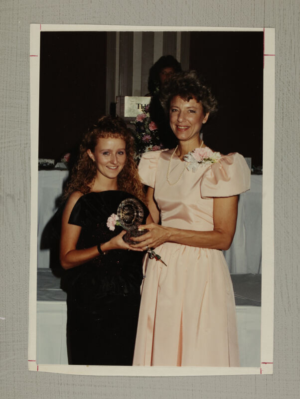 Charlcie Hines and Pam Wadsworth with Convention Award Photograph, July 1-5, 1988 (Image)