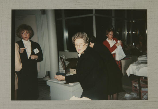 Phi Mus at Convention Administrative Desk Photograph 2, July 1-4, 1994 (image)