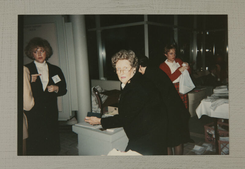 Phi Mus at Convention Administrative Desk Photograph 2, July 1-4, 1994 (Image)