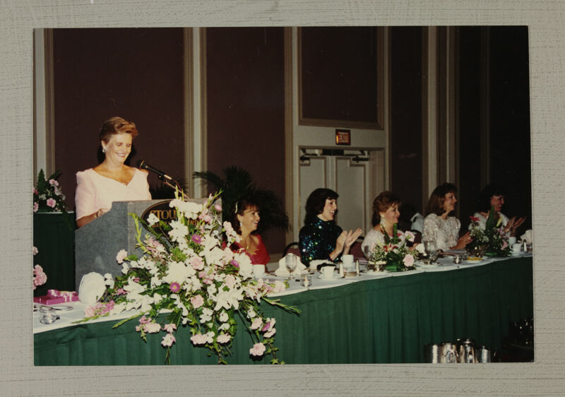 Lynne King Presiding at Convention Banquet Photograph, July 1-4, 1994 (Image)