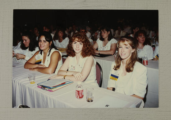 Beth Kornstein and Unidentified Phi Mus in Convention Session Photograph, July 1-4, 1994 (image)