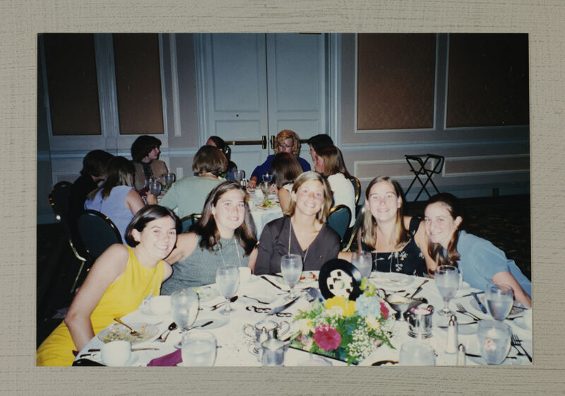 July 1-4 Group of Five at Convention Dinner Photograph Image