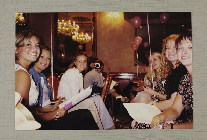 Group of Phi Mus with Balloons at Convention Photograph, July 1-4, 1994 (Image)