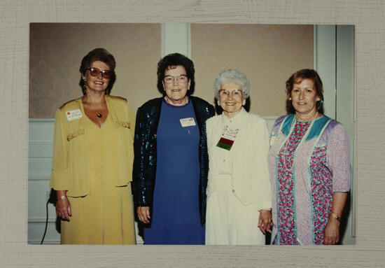 King, Ballard, Campbell, and Wood at Convention Officers' Dinner Photograph, July 1-4, 1994 (image)