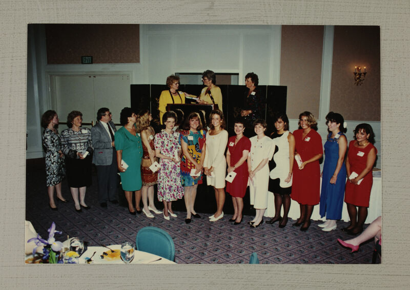 Phi Mu Office Staff Recognized at Convention Photograph, July 1-4, 1994 (Image)