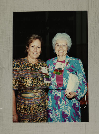 Crystal Wood and Dorothy Campbell at Convention Photograph, July 1-4, 1994 (image)