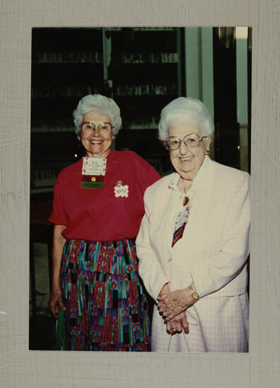 Dorothy Campbell and Leona Hughes at Convention Photograph, July 1-4, 1994 (image)