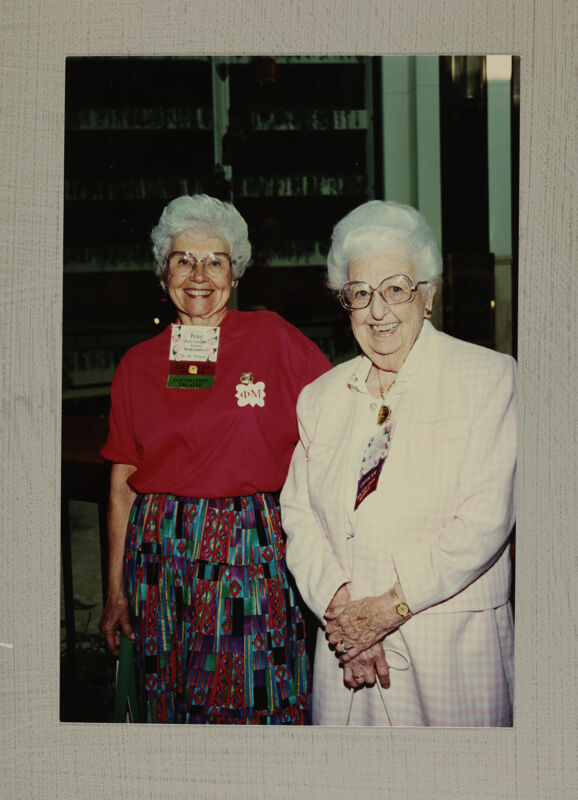 July 1-4 Dorothy Campbell and Leona Hughes at Convention Photograph Image