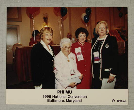 Highland, Hughes, Garland, and Sessums at Convention Photograph, July 4-8, 1996 (image)