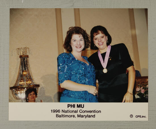 Frances Mitchelson and Elizabeth King at Convention Photograph, July 4-8, 1996 (image)