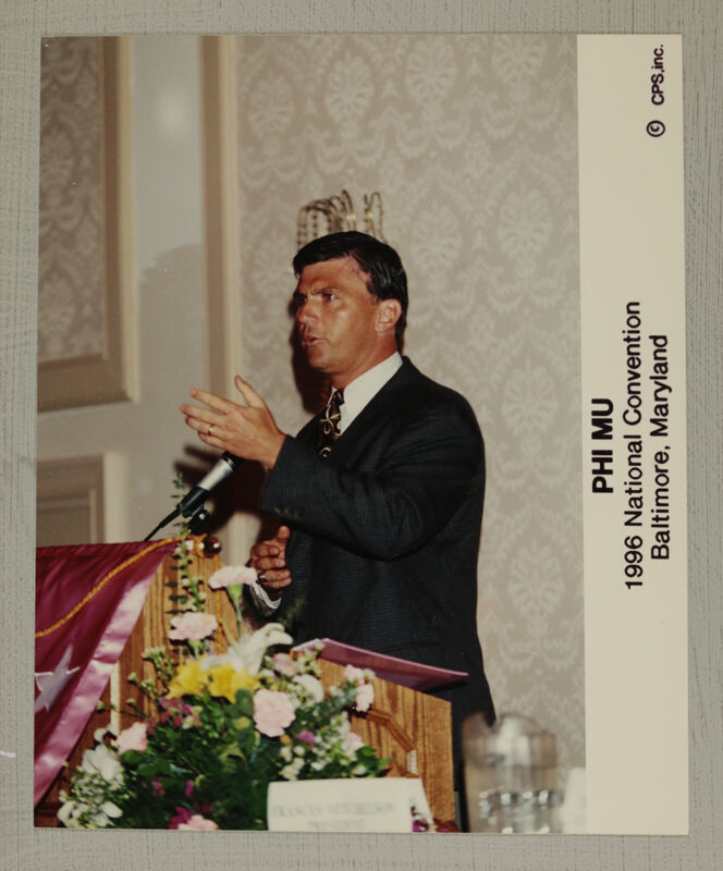 Convention Guest Speaker Photograph, July 4-8, 1996 (Image)