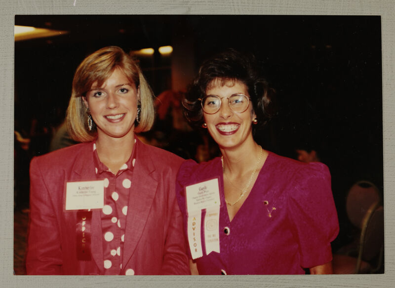 Kimberlee Young and Gayle Price at Convention Photograph, July 10-13, 1992 (Image)