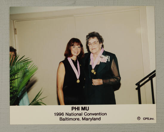 Charlotte Prut and Marguerite Ballard at Convention Photograph, July 4-8, 1996 (image)