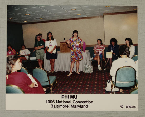 Phi Mus Leading Convention Workshop Photograph, July 4-8, 1996 (image)