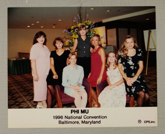 Seven Phi Mus at Convention Photograph, July 4-8, 1996 (image)