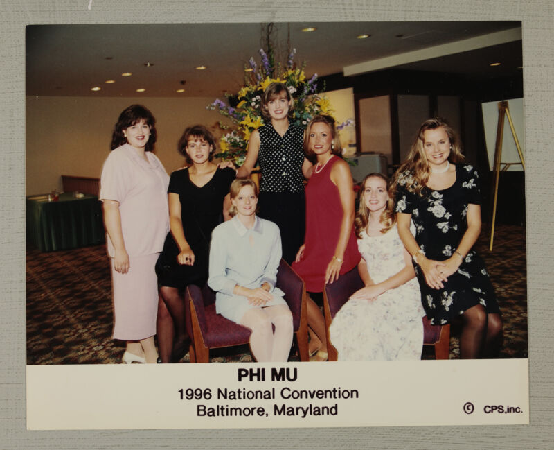Seven Phi Mus at Convention Photograph, July 4-8, 1996 (Image)