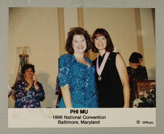 Frances Mitchelson and Charlotte Prut at Convention Photograph, July 4-8, 1996 (image)