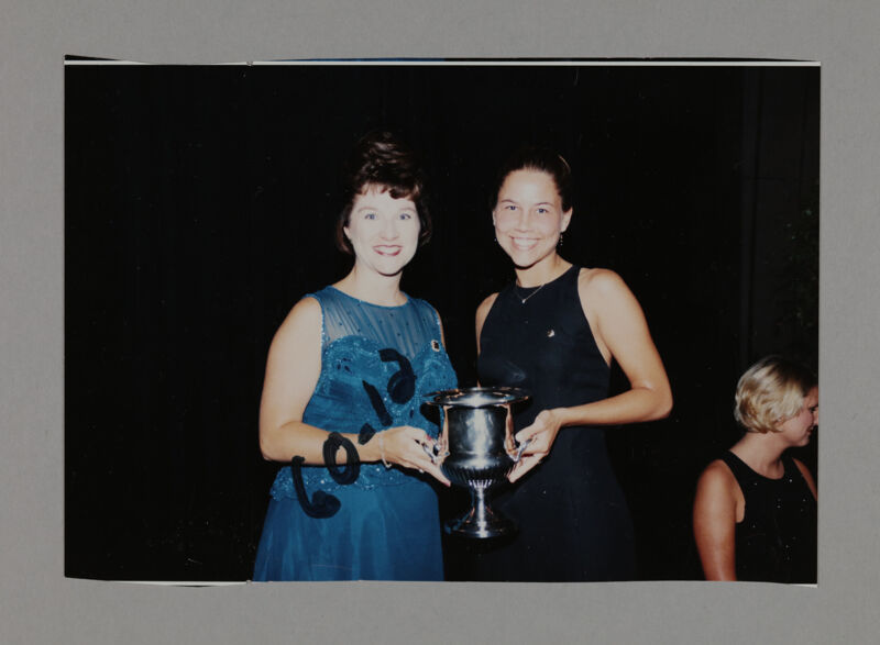 Frances Mitchelson and Unidentified with Convention Award Photograph 3, July 3-5, 1998 (Image)