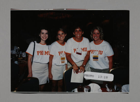 Rho Delta Chapter Members and Adviser at Convention Photograph, July 3-5, 1998 (image)