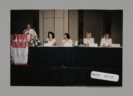 Five Phi Mus at Head Table in Convention Session Photograph 2, July 3-5, 1998 (image)