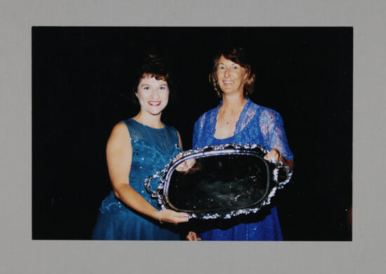 Frances Mitchelson and Unidentified with Convention Award Photograph 7, July 3-5, 1998 (image)