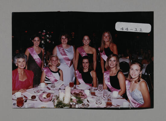 Convention Pages at Banquet Table Photograph, July 3-5, 1998 (image)