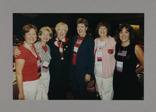 Johnson, Nemir, and Morgan with Three Phi Mus at Convention Photograph, July 3-5, 1998 (image)