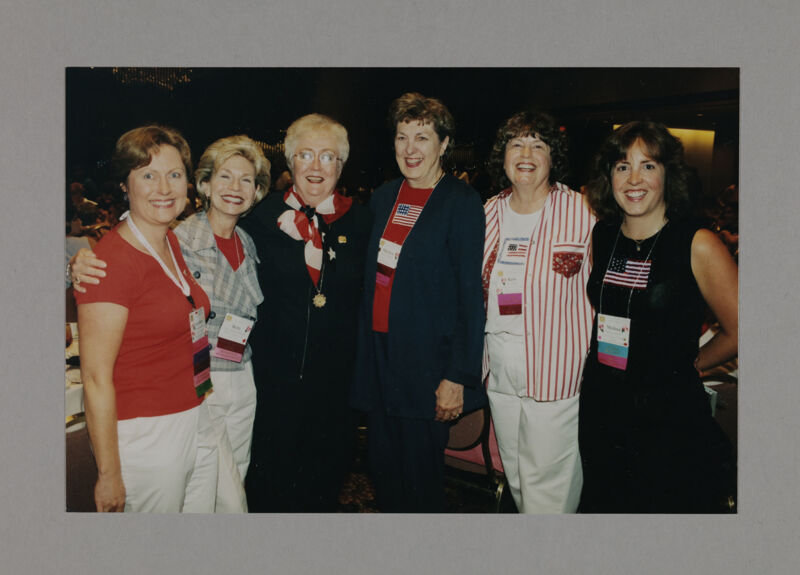 Johnson, Nemir, and Morgan with Three Phi Mus at Convention Photograph, July 3-5, 1998 (Image)
