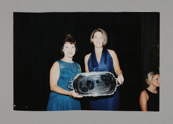 Frances Mitchelson and Unidentified with Convention Award Photograph 5, July 3-5, 1998 (image)