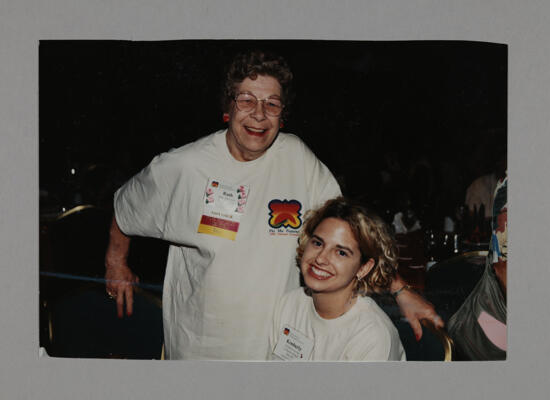 Ruth Akkerman and Kimberly Kovreg at Convention Photograph, July 3-5, 1998 (image)