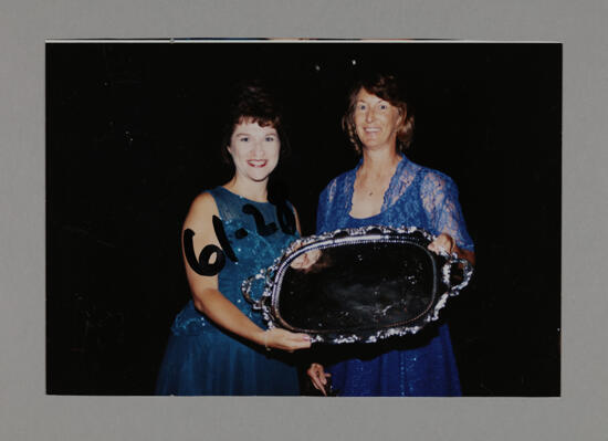 Frances Mitchelson and Unidentified with Convention Award Photograph 2, July 3-5, 1998 (image)