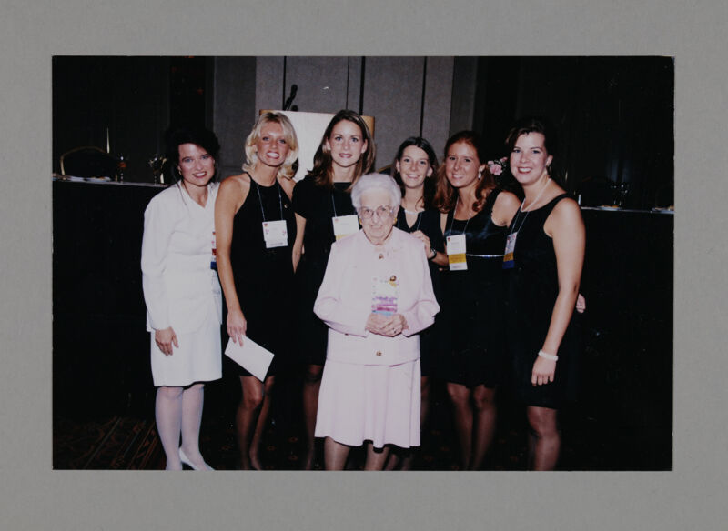 Leona Hughes and Six Phi Mus at Convention Photograph, July 3-5, 1998 (Image)