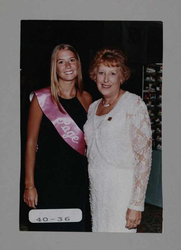 Gail Highland and Convention Page Photograph, July 3-5, 1998 (Image)