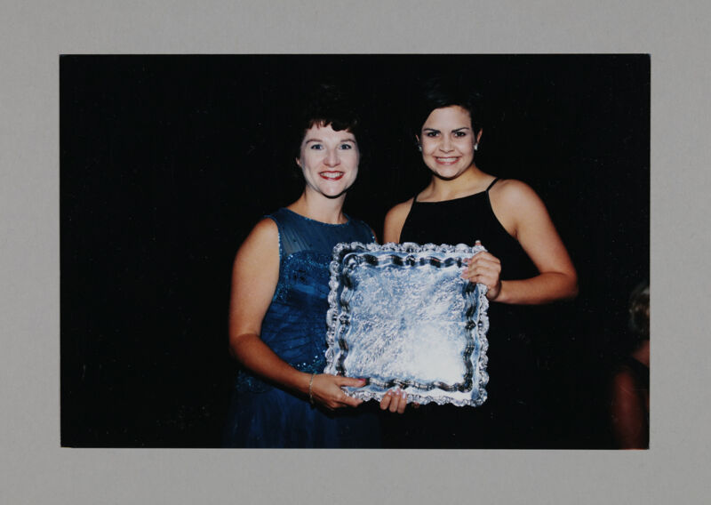 Frances Mitchelson and Unidentified with Convention Award Photograph 8, July 3-5, 1998 (Image)