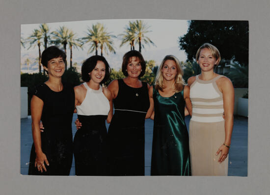 Mary Young and Four Phi Mus at Convention Photograph, July 3-5, 1998 (image)