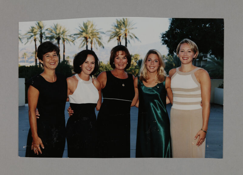 Mary Young and Four Phi Mus at Convention Photograph, July 3-5, 1998 (Image)