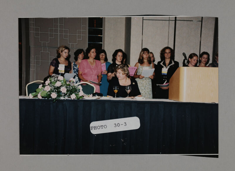 Group Presentation at Convention Photograph 1, July 3-5, 1998 (Image)