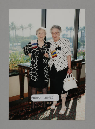 Polly Niel and Clarice Shepard at Convention Photograph, July 3-5, 1998 (image)